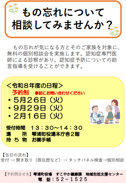 もの忘れ相談