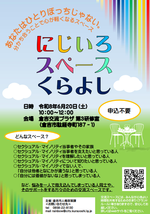 にじいろスペースくらよし